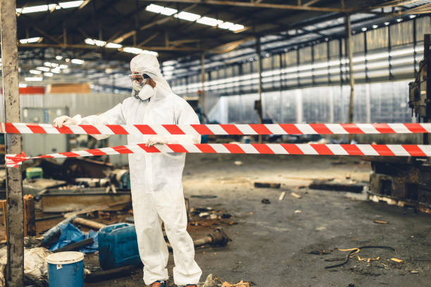 Professional Biohazard technician working in Englewood Cliffs, NJ